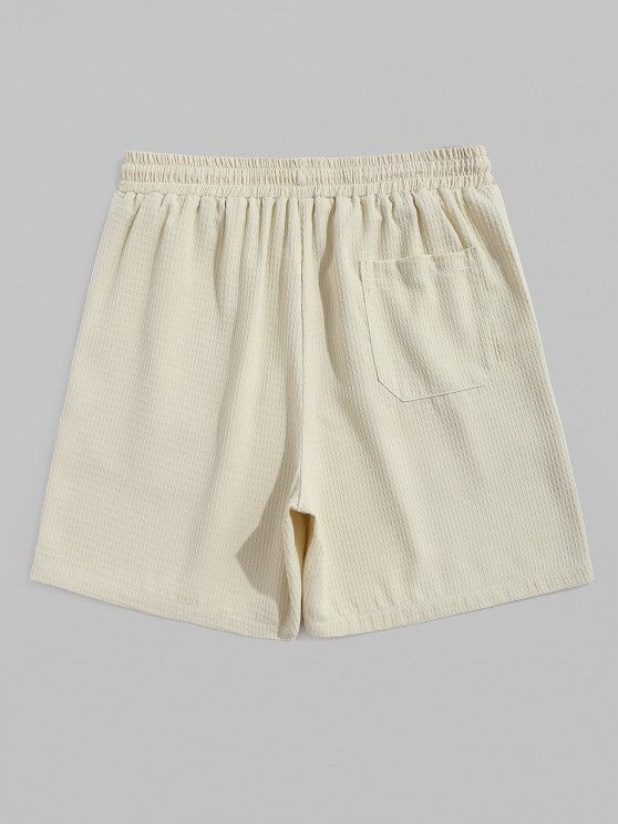 Plain Short Sleeves Shirt And Shorts - Grafton Collection