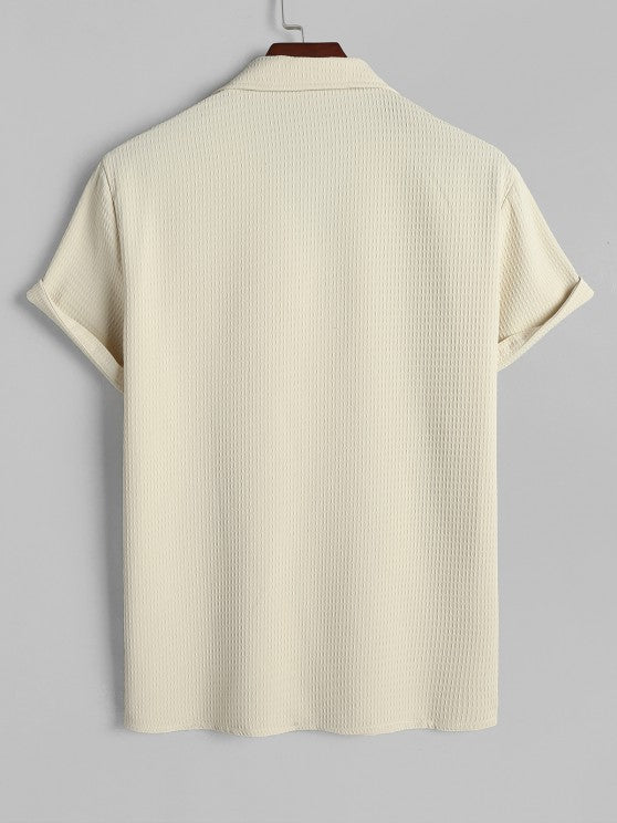 Plain Short Sleeves Shirt And Shorts - Grafton Collection