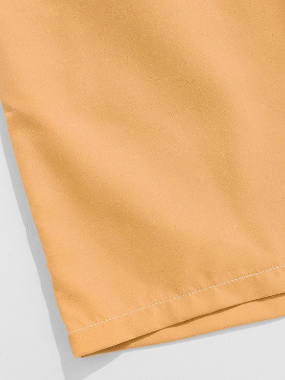 Graphic Leaf Printed T Shirt And Shorts - Grafton Collection