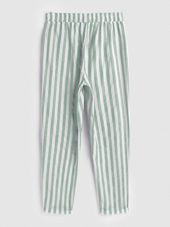 Vertical Striped Shirt And Pants - Grafton Collection
