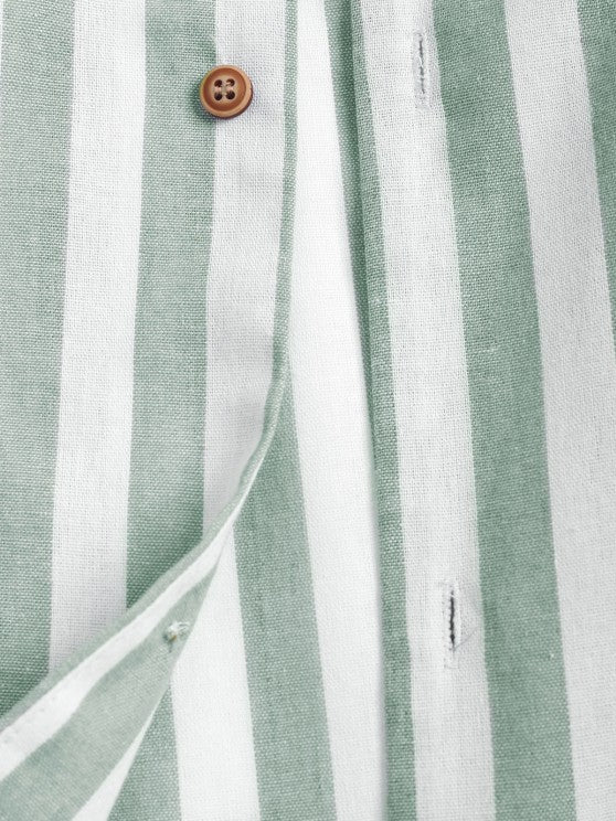 Vertical Striped Shirt And Pants - Grafton Collection
