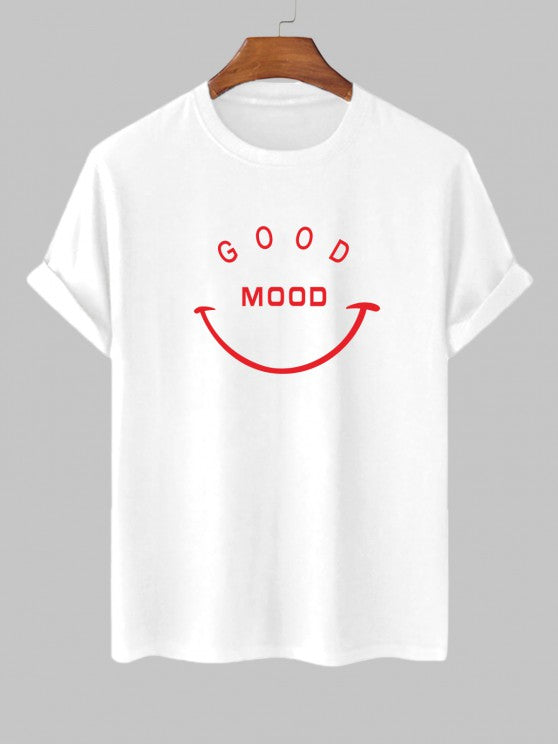 Good Mood Printed T Shirt And Shorts Set - Grafton Collection