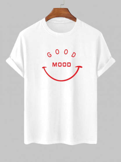 Good Mood Printed T Shirt And Shorts Set - Grafton Collection