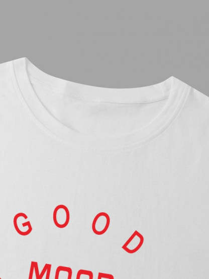 Good Mood Printed T Shirt And Shorts Set - Grafton Collection