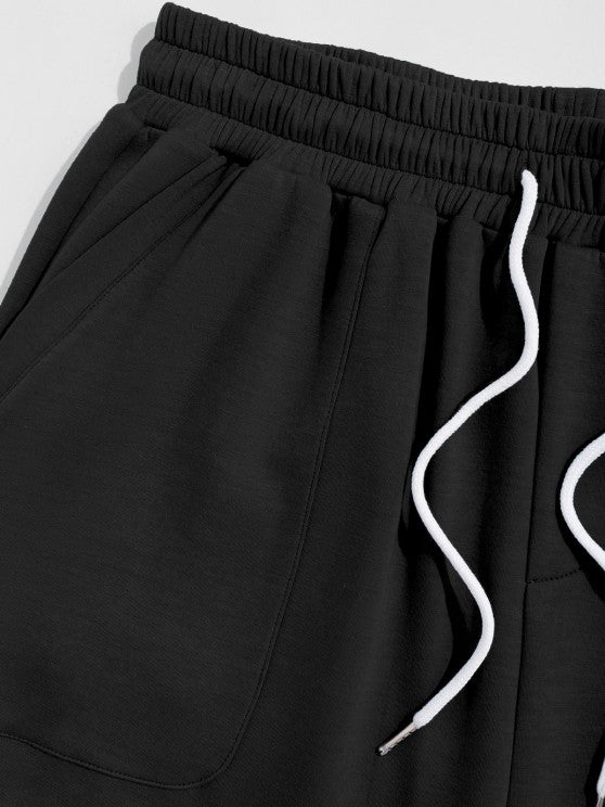 Casual Polo Collar T Shirt With Shorts Set - Grafton Collection