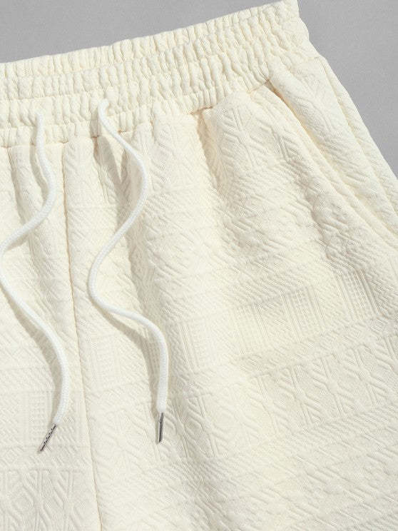 Plain Round Neck T-Shirt And Shorts - Grafton Collection