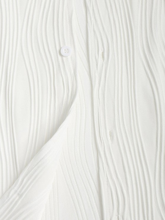 Button Front Shirt And Knitted Sports Shorts Set - Grafton Collection