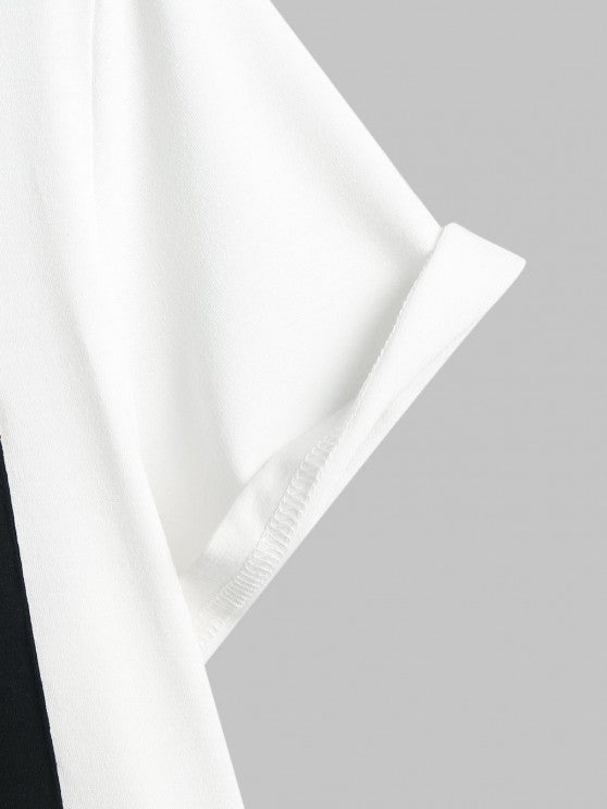 Ethnic Jacquard T Shirt And Casual Shorts Set - Grafton Collection