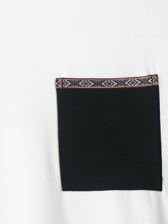 Ethnic Jacquard T Shirt And Casual Shorts Set - Grafton Collection