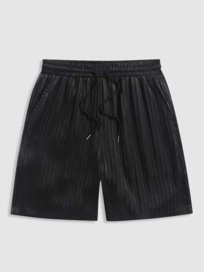 Vertical Striped Shirt And Bermuda Shorts - Grafton Collection