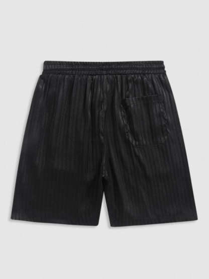 Vertical Striped Shirt And Bermuda Shorts - Grafton Collection