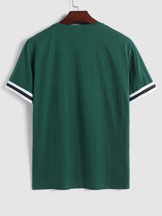 Letter T Shirt And Chicago Shorts Set - Grafton Collection