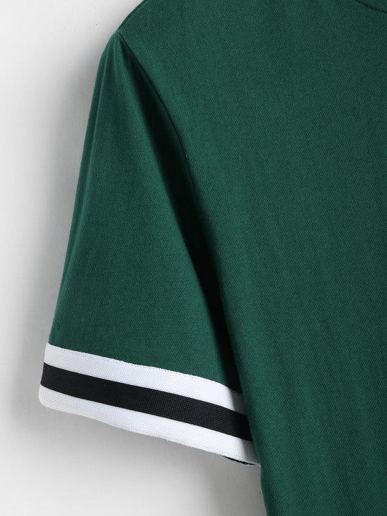 Letter T Shirt And Chicago Shorts Set - Grafton Collection