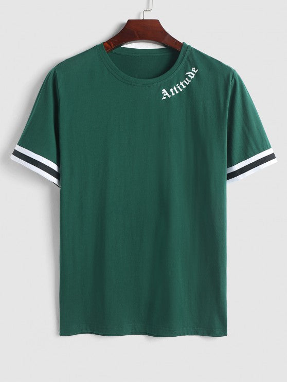 Letter T Shirt And Chicago Shorts Set - Grafton Collection