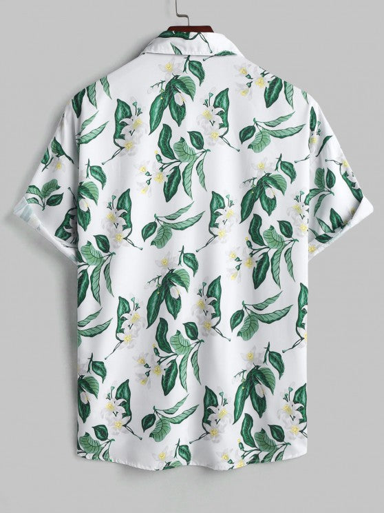 Floral Planted Shirt And Shorts - Grafton Collection