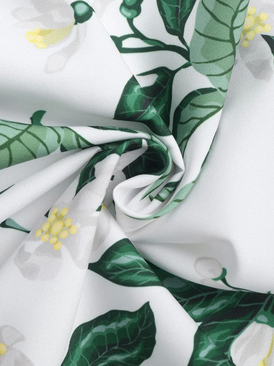 Floral Planted Shirt And Shorts - Grafton Collection