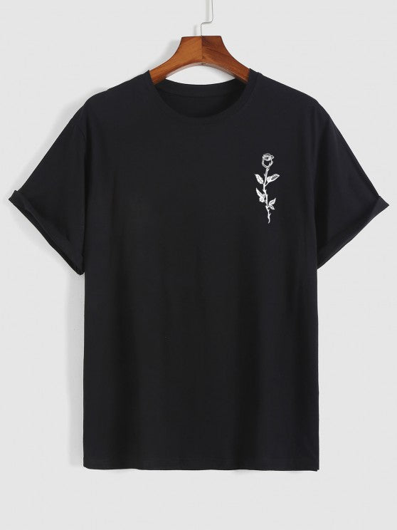 Letter T Shirt And Cargo Pants Set - Grafton Collection