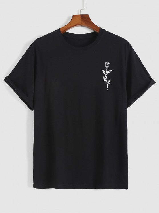 Letter T Shirt And Cargo Pants Set - Grafton Collection