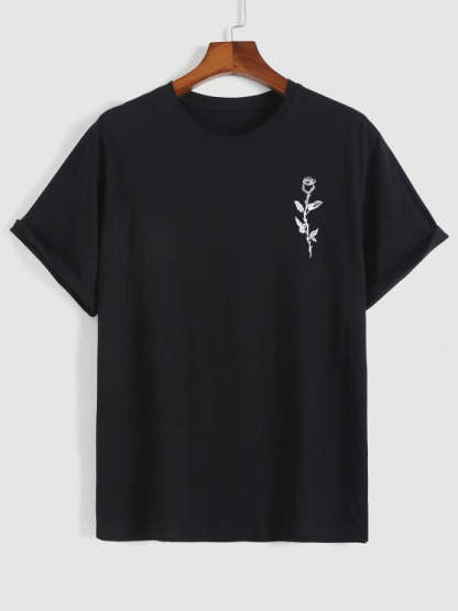 Letter T Shirt And Cargo Pants Set - Grafton Collection
