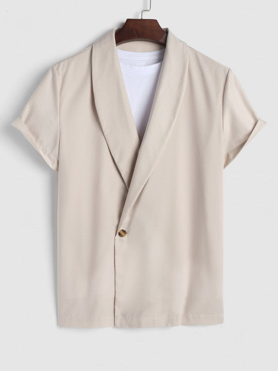 Casual Button Shirt And Casual Shorts - Grafton Collection