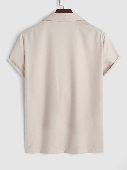 Casual Button Shirt And Casual Shorts - Grafton Collection