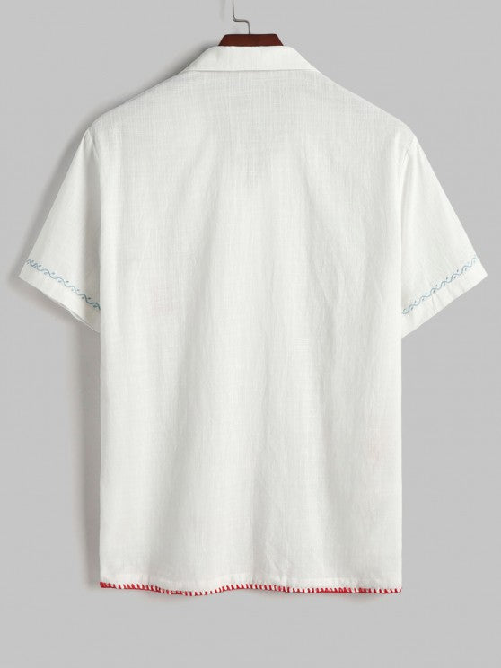 Fish Crab Shirt With Shorts Vacation Two Piece Set - Grafton Collection