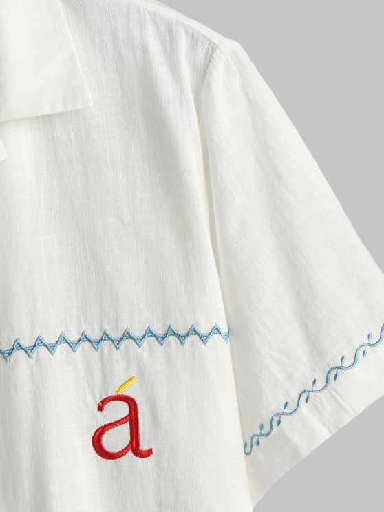 Fish Crab Shirt With Shorts Vacation Two Piece Set - Grafton Collection