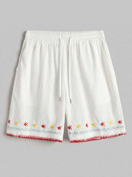 Fish Crab Shirt With Shorts Vacation Two Piece Set - Grafton Collection