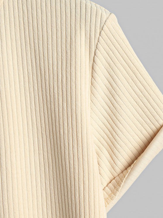 Casual Crew Neck T-Shirt And Short - Grafton Collection