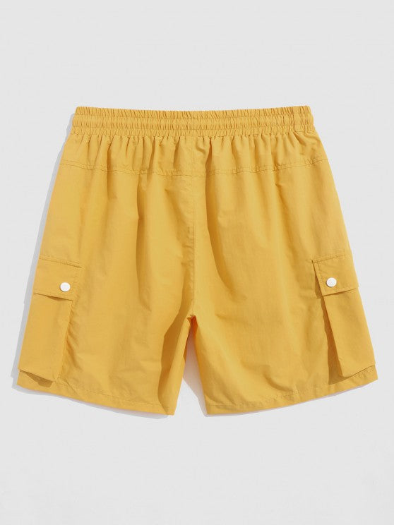 Smiley Graphic T-Shirt And Cargo Short - Grafton Collection