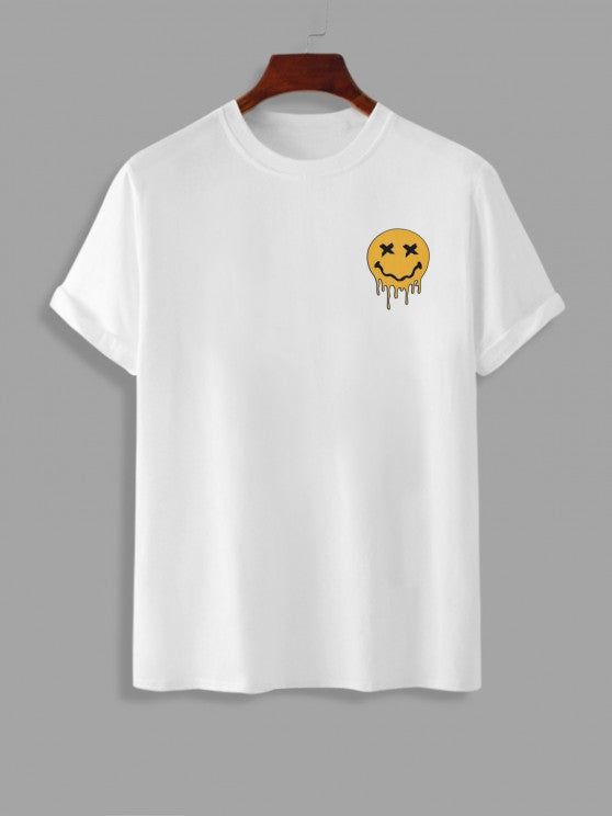 Smiley Graphic T-Shirt And Cargo Short - Grafton Collection