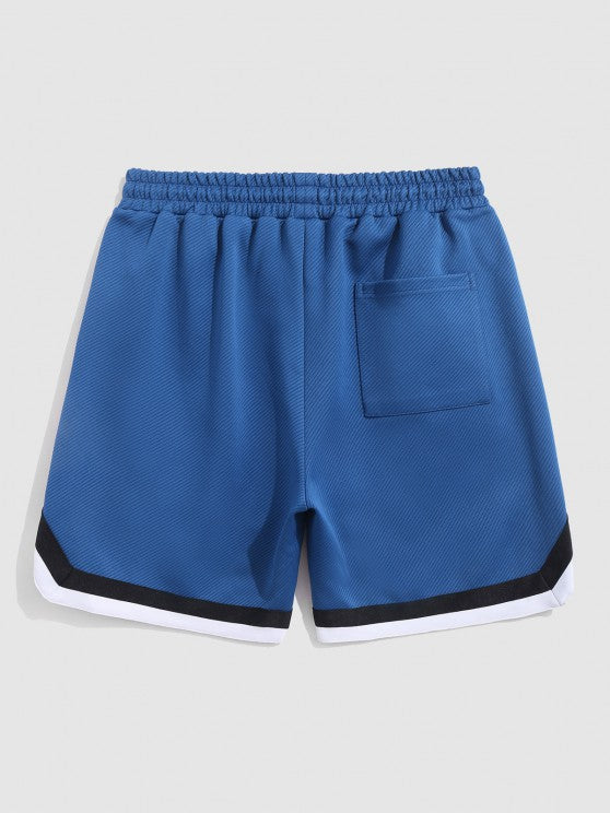 Bear Pattern T Shirt And Sports Shorts Set - Grafton Collection