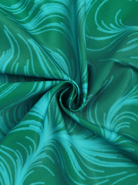 Coconut Palm Print Shirt And Casual Shorts  Set - Grafton Collection