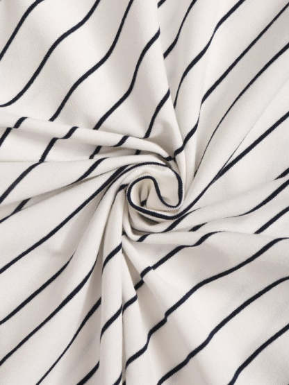Striped T Shirt And Shorts Sports Set - Grafton Collection