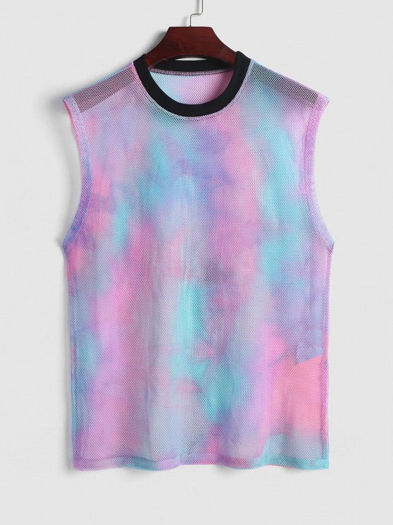 Tie Dye Tank Top And Shorts Set - Grafton Collection