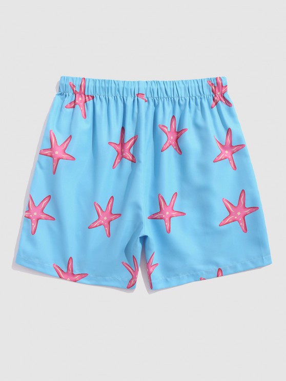 Drippy Smiley Tee And Starfish Board Shorts - Grafton Collection
