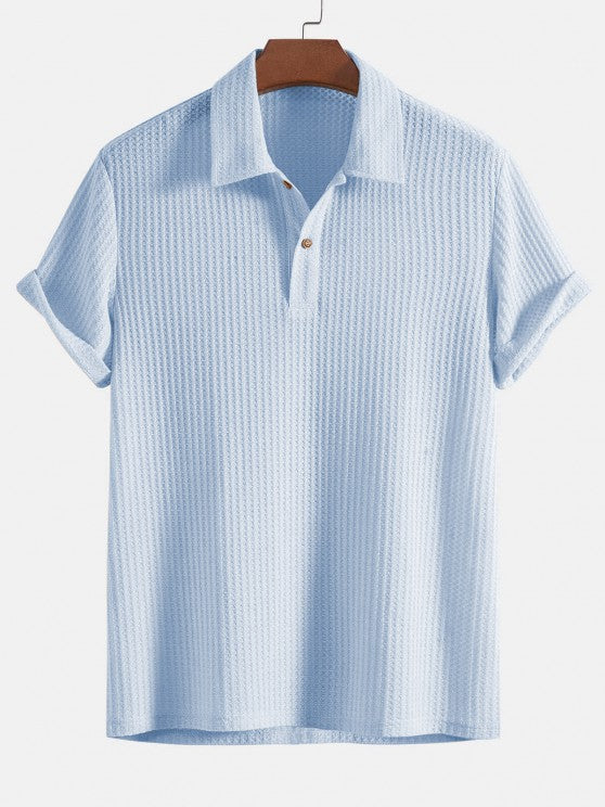 Plain Collar T Shirt And Cargo Pants - Grafton Collection