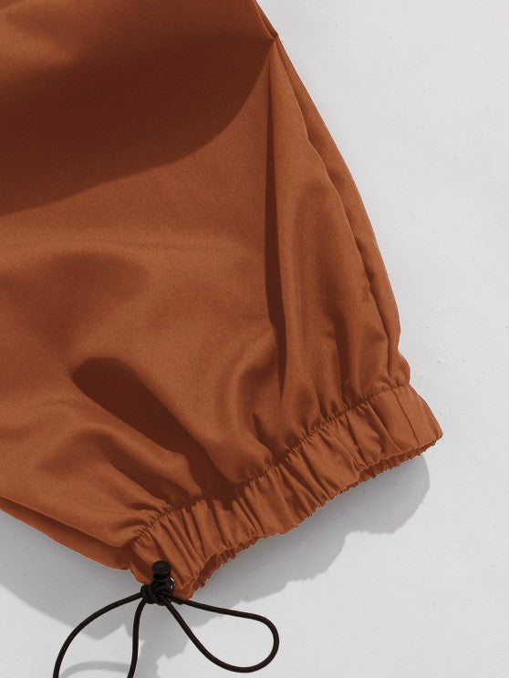 Plain Collar T Shirt And Cargo Pants - Grafton Collection