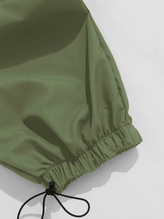 Plain Collar T Shirt And Cargo Pants - Grafton Collection