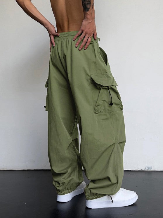 Plain Collar T Shirt And Cargo Pants - Grafton Collection