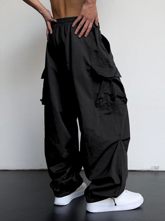 Collared T Shirt And Loose Fit Cargo Pants - Grafton Collection