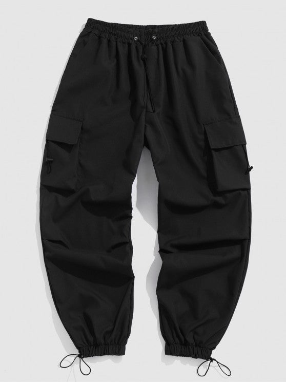 Collared T Shirt And Loose Fit Cargo Pants - Grafton Collection