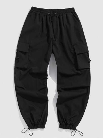 Collared T Shirt And Loose Fit Cargo Pants - Grafton Collection