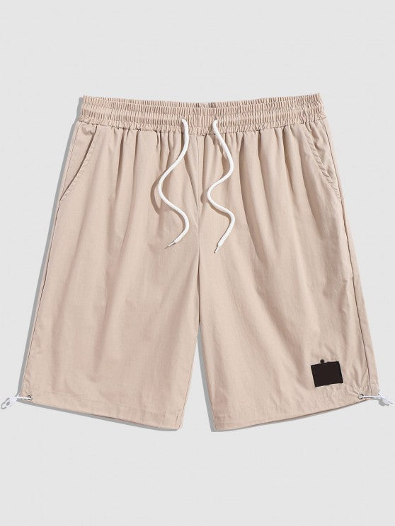 Letter Print Shirt And Shorts Cargo Set - Grafton Collection