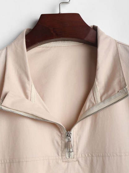 Letter Print Shirt And Shorts Cargo Set - Grafton Collection