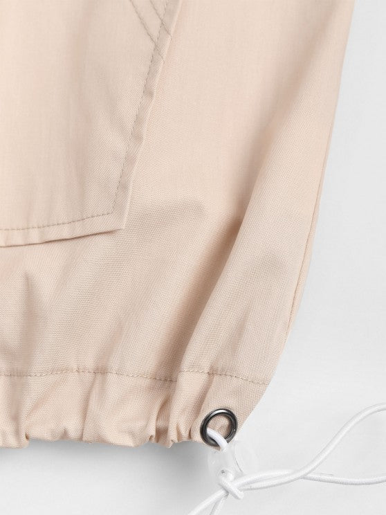 Letter Print Shirt And Shorts Cargo Set - Grafton Collection