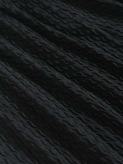 Textured Short Sleeves T Shirt And Shorts - Grafton Collection