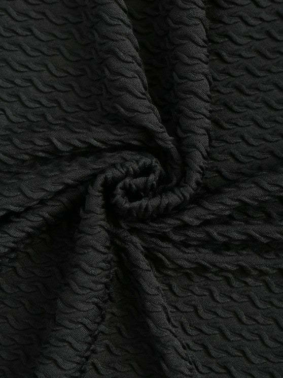 Textured Short Sleeves T Shirt And Shorts - Grafton Collection