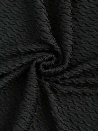 Textured Short Sleeves T Shirt And Shorts - Grafton Collection