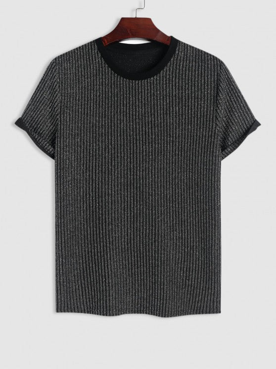 Glitter Silver T Shirt And Pants - Grafton Collection